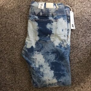 Bleached Denim Jeans